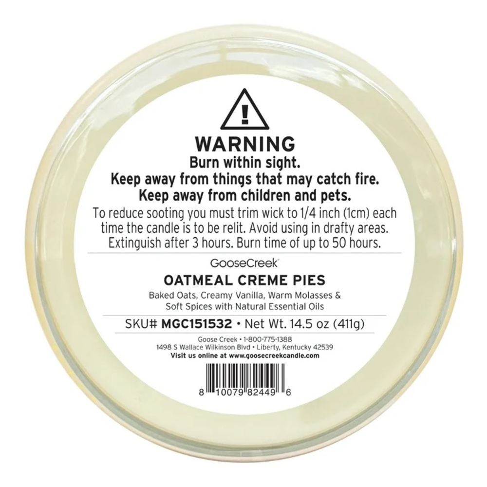 GooseCreek x Little Debbie Oatmeal Creme Pie Candle - Picture 4 of 10